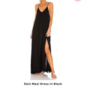 Indah Rain Maxi Dress in Black